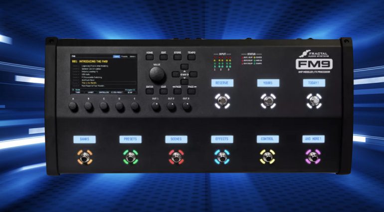 Fractal Audio lança pedaleira FM9, com quatro núcleos DSP para velocidade de processamento