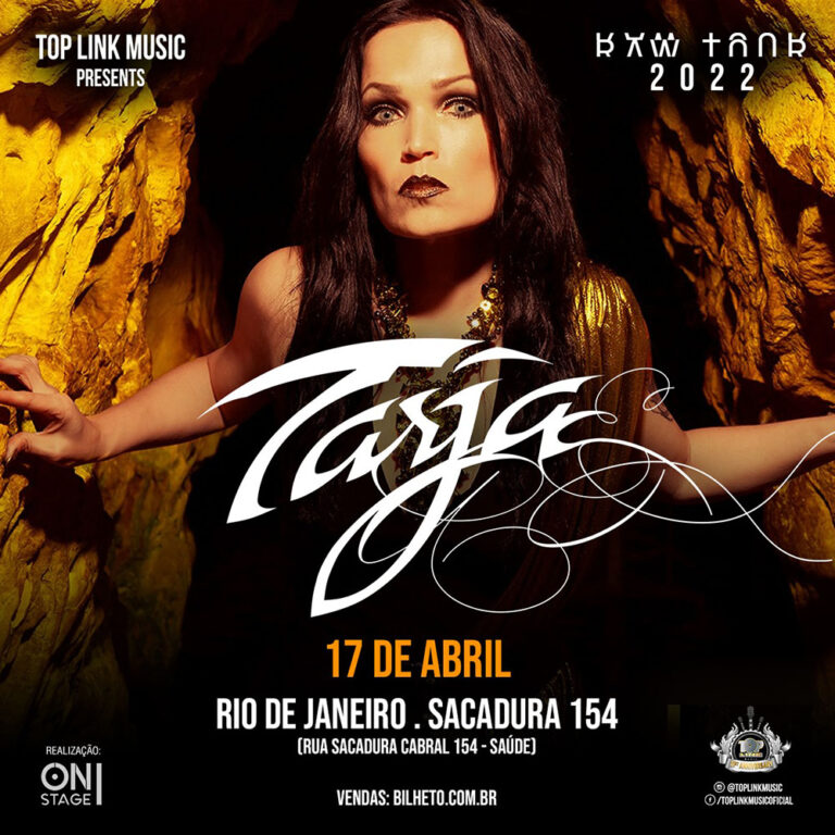 Tarja Turunen se apresentará no Rio de Janeiro em 17 de abril